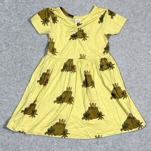 Kate Quinn Dress Girl 2T Frog Prince Print Bamboo Collection Whimsical Fairytale